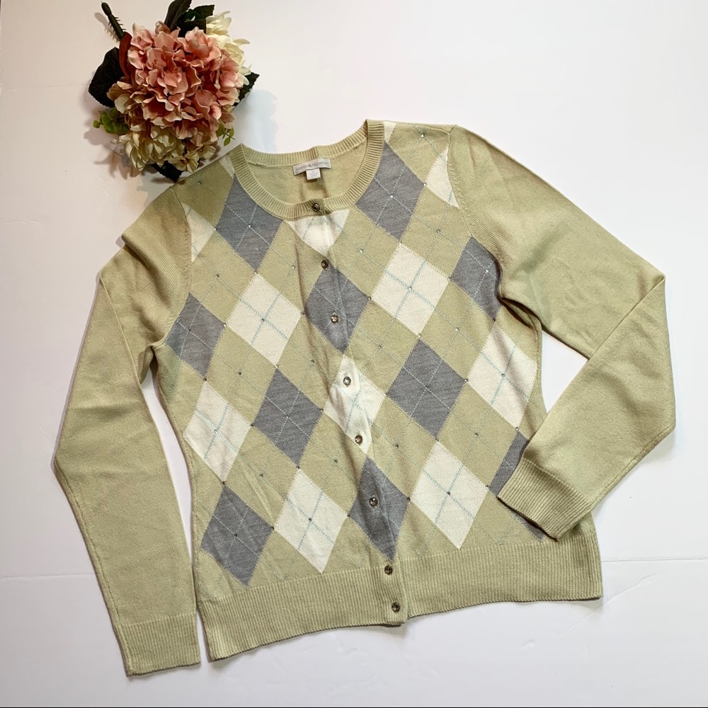New York & Company Argyle Sweater
